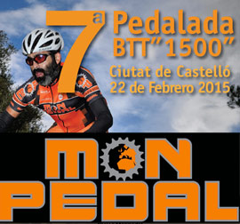 Próxima VII PEDALADA BTT 1500 CIUTAT DE CASTELLÓ