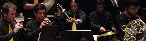 Concierto de percusión, metal y dolçaina en el Teatro Principal