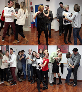 Clases de baile de salón para los novios en Coppelia