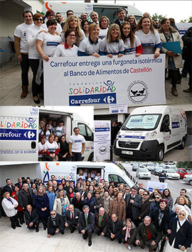 Fundación Solidaridad de Carrefour entrega un vehículo isotermo al Banco de Alimentos