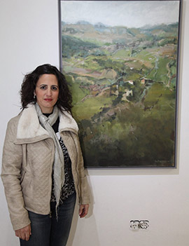 Cristina López presenta por primera vez su obra en Castellón
