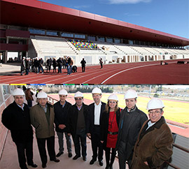Las obras del nuevo estadio Gaetà Huguet de Castellón finalizarán en marzo