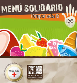 El nuevo menú solidario del restaurante La Manduca a favor de Cruz Roja