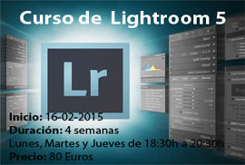 Próximo curso de Ligthroom para fotógrafos en el Aula Fotográfica