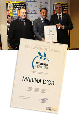Marina d´Or – Ciudad de Vacaciones recibe el sello S10 de Excelencia Deportiva