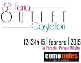 como antes estará presente en la 5ª Feria Outlet Castellón