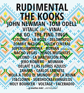 Rudimental, The Kooks, John Newman, Tom Odell y muchos más a Arenal Sound 2015