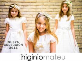Nueva colección trajes de comunión en Higinio Mateu