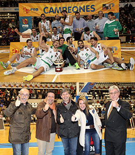 Amics Castelló, campeones de la Copa Adecco Plata de Baloncesto