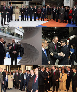 Inauguración de la Feria Cevisama 2015
