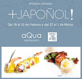 Segundas Jornadas + Japoñol! en aQua restaurant