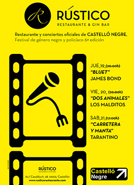 Festival de música de Castelló Negre en Rústico restaurante