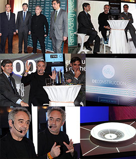 Ferran Adrià  y Telefónica divulgan en Castellón el valor  de  la  creatividad  y  la  innovación