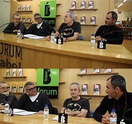 Mesa sobre novela gráfica y género negro en Babel