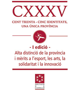 Una escultura de L´Arquer de la Valltorta simbolizará la Alta Distinción de la Provincia de Castellón