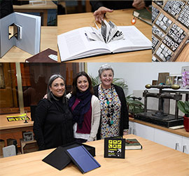 Taller de encuadernación en el ciclo Castelló Negre