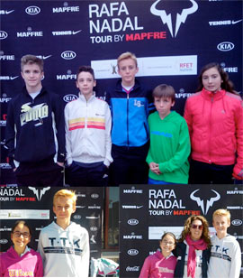 La Escuela Deportiva del Club de Campo del Mediterráneo en el Rafa Nadal Tour by Mapfre