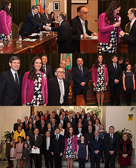 Entrega de la ´Flor Natural´ a la Reina de las Fiestas de la Magdalena 2015