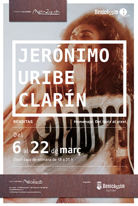 Benditas. Homenaje del lápiz al pixel, exposición de Jerónimo Uribe en Benicàssim