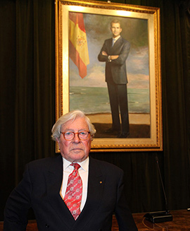 El retrato de SM el Rey Felipe VI preside el salón de plenos del Ayuntamiento de Castellón