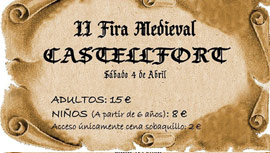La Comisión de Fiestas de Castellfort organiza una comida popular en la Feria Medieval