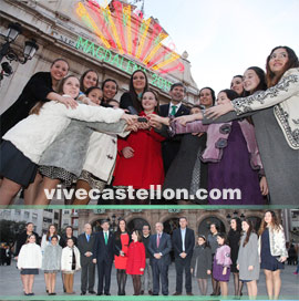 Acto de encendido de las luces de las fiestas de la Magdalena 2015