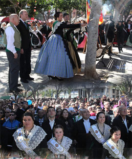 La primera mascletá de Magdalena 2015 de Pirotecnia Peñarroja hizo temblar la ciudad