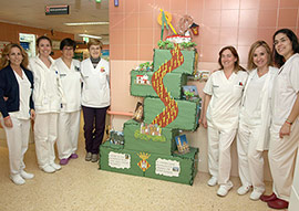 Gaiata en la planta de Pediatría del Hospital General de Castellón