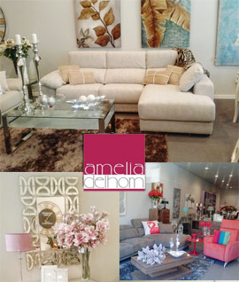 Amelia Delhom llena de estilo y buen gusto su tienda de mobiliario y decoración