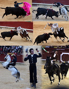 Corrida de rejones de la Feria de la Magdalena 2015 en Castellón