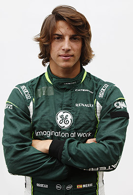 Roberto Merhi, con Pons en las World Series