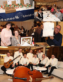 Chocolatada Solidaria a favor de Manos Unidas en el hotel NH Mindoro de Castellón