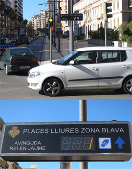 Nuevos sensores de plazas libres de aparcamiento en Zona Azul