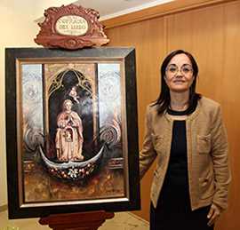 Presentación del cartel que anuncia las fiestas en honor a la Virgen del Lledó de Castellón