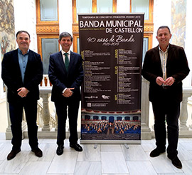 Nuevos conciertos y 90 aniversario de la Banda Municipal de Castellón