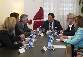 La Diputación  coordina el trabajo con el FIB y el aeropuerto de Castellón