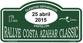 El Rallye Costa Azahar Classic celebrará el sábado su 17ª edición