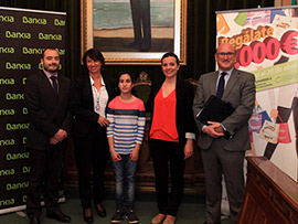 Delfina Santamaría, ganadora del sorteo de la campaña 'Regálate 3.000 euros'