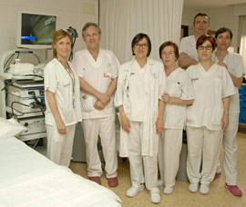 El Hospital General de Castellón  pionero en el uso de radiofrecuencia contra hemorragias digestivas
