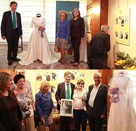 Exposición de fotografías y trajes de novia en Castellón