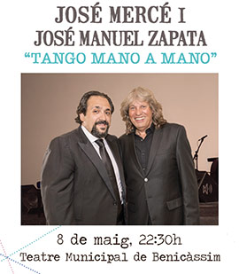 Actuación de José Mercé y José Manuel Zapata en Benicàssim
