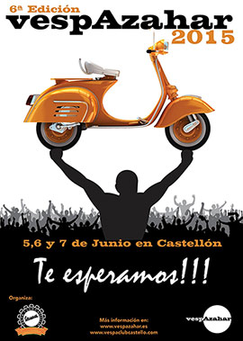 VESPAZAHAR 2015 Concentración de Vespas y Lambrettas en Castellón
