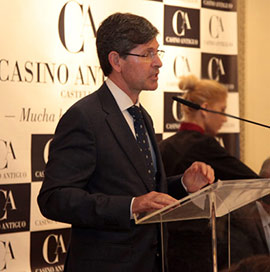 Bataller en la clausura del ciclo ´Desayunos con...´ del Real Casino Antiguo de Castellón