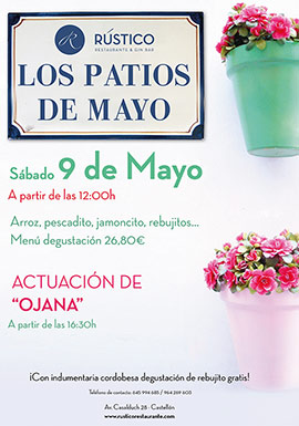 III Patios de Mayo en el restaurante Rústico de Castellón