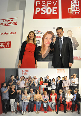 Inicio de la campaña electoral del Pspv-psoe de Castellón