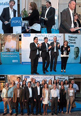 Inicio de la campaña electoral del Partido Popular de Castellón