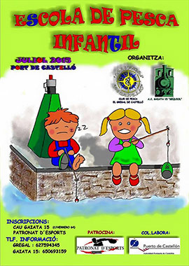 Curso infantil de pesca en Castellón