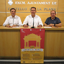 Presentación del XIII ciclo ‘Concerts al Templet’ en Castellón