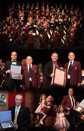Homenaje a José Gargori y Paco Orts  por sus 50 años en la banda de la Unió Musical Castellonenca