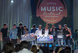 El grupo 'Veintiuno' ganador del Dipcas Music Festival
